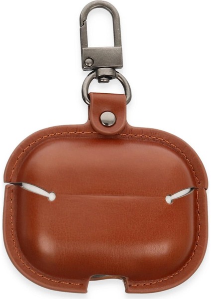 Airpods Pro 2 (2.nesil) Çanta Deri Kılıf - Taba fiyatları