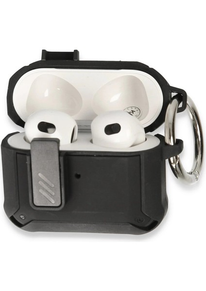 Airpods 3 (3.nesil) Truva Kılıf - Siyah