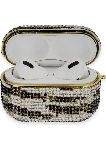 Newface Airpods Pro 2 (2.nesil) Klor Taşlı Kılıf - Desen 5