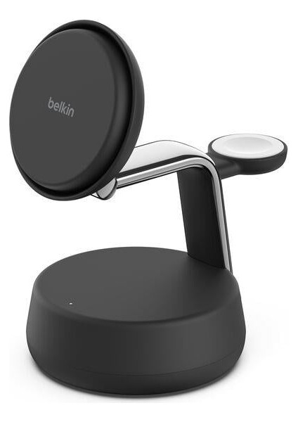 WIZ040KQCH Boostcharge Pro 3-In-1 Qi2 Magsafe Uyumlu 25W Manyetik Şarj Standı - Siyah fiyatları