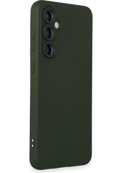Newface Samsung Galaxy S24 Kılıf Nano Içi Kadife Silikon - Koyu Yeşil fiyatları