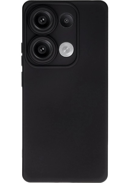 Newface Xiaomi Redmi Note 13 Pro 4g Kılıf Nano Içi Kadife Silikon - Siyah