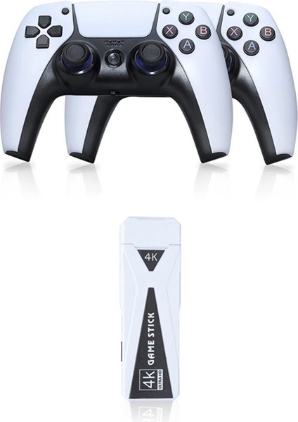 Newface Y5 64GB Android Dual Pad 4K Game Stick - Beyaz