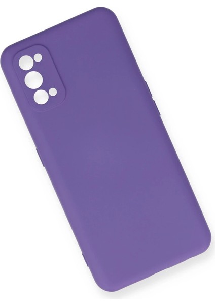 Realme 7 Pro Kılıf Nano Içi Kadife Silikon - Mor modelleri