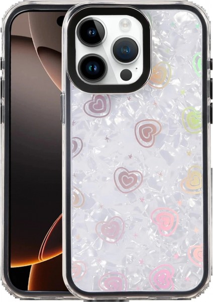 Ieg Apple iPhone 14 Pro Max Lumi Desenli Kapak - Siyah