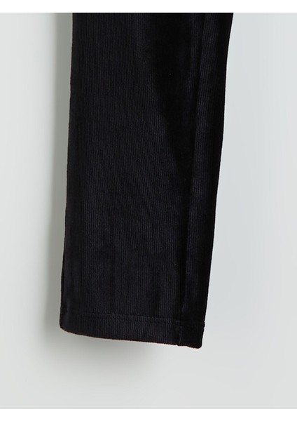 Yeni Sezon Beli Lastikli Kadife Kız Çocuk Tayt modelleri