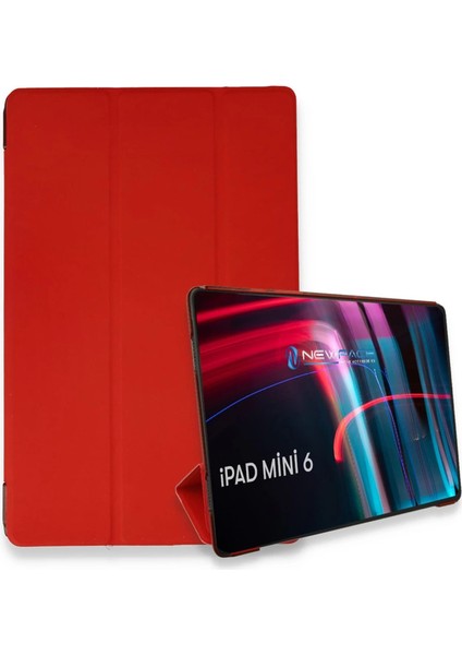 Ipad Mini 6 Kılıf Tablet Smart Kılıf - Kırmızı