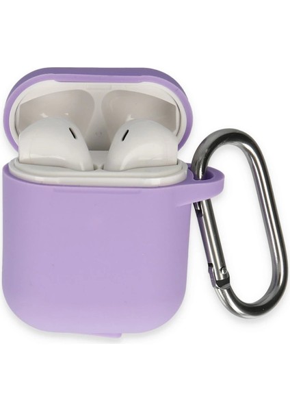 Airpods 2 (2.nesil) Hang Kılıf - Lila