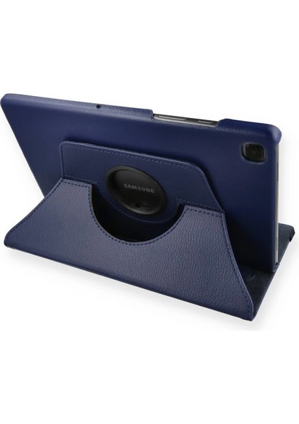 Samsung Galaxy T500 Tab A7 10.4 Kılıf 360 Tablet Deri Kılıf - Lacivert