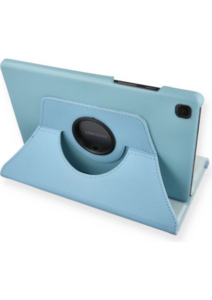 Samsung Galaxy T500 Tab A7 10.4 Kılıf 360 Tablet Deri Kılıf - Turkuaz