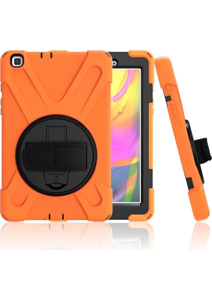 Samsung Galaxy T290 Tab A 8 Kılıf Amazing Tablet Kapak - Turuncu