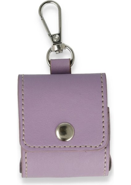 Airpods 2 (2.nesil) Askılı Kılıf - Lila