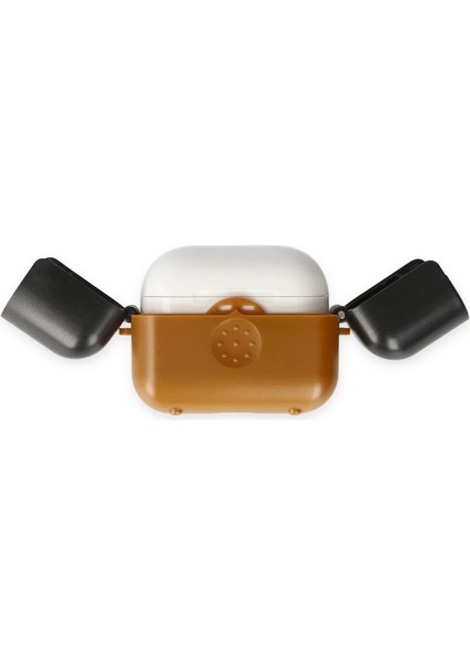 Airpods 3 (3.nesil) Basmalı Kılıf - Kahverengi-Siyah fiyatları