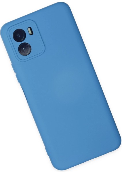 Vivo Y15S Kılıf Nano Içi Kadife Silikon - Mavi fiyatları