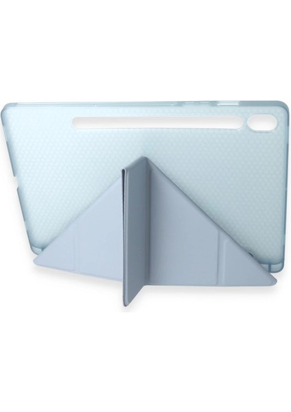 Samsung Galaxy Tab A9 Kılıf Kalemlikli Mars Tablet Kılıfı - Mavi modelleri