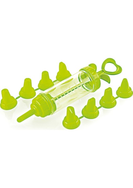 Krema Pompası 10 Parça + 6 Adet Silikon Muffin Kek Kalıbı - 2li Set C9J7M1 fiyatları