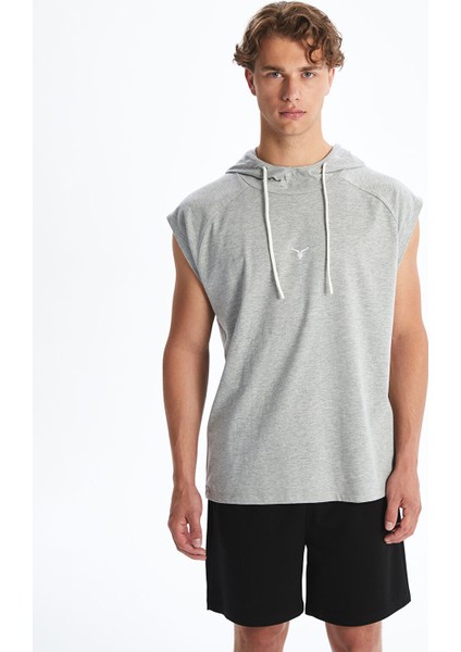 Yeni Sezon Kapüşonlu Erkek Kolsuz Tişört