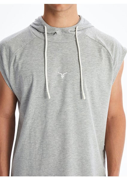 Yeni Sezon Kapüşonlu Erkek Kolsuz Tişört modelleri