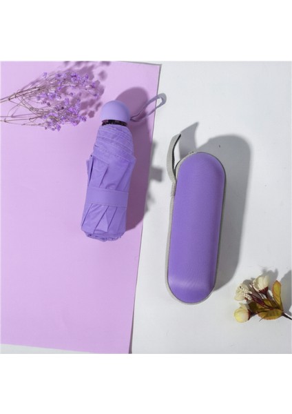 Uv Korumalı Portatif Katlanabilir Şemsiye – Su Geçirmez, Özel Kılıflı, Güneş ve Yağmur Için Kompakt Tasarı