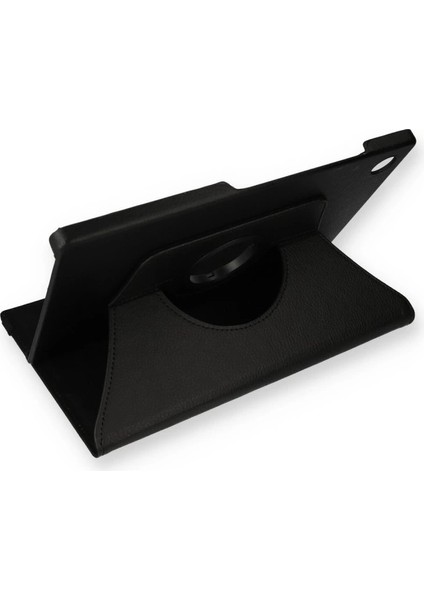 Samsung Galaxy X200 Tab A8 10.5 Kılıf 360 Tablet Deri Kılıf - Siyah