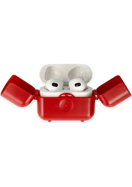 Airpods 3 (3.nesil) Basmalı Kılıf - Kırmızı modelleri