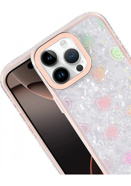 Ieg Apple iPhone 14 Lumi Desenli Kapak - Pembe modelleri