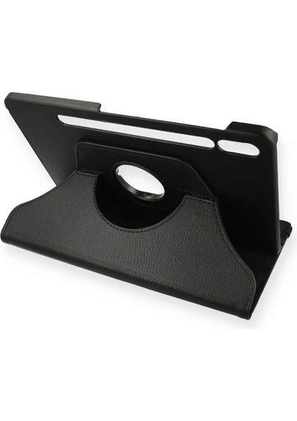 Samsung Galaxy T860 Tab S6 10.5 Kılıf 360 Tablet Deri Kılıf - Siyah