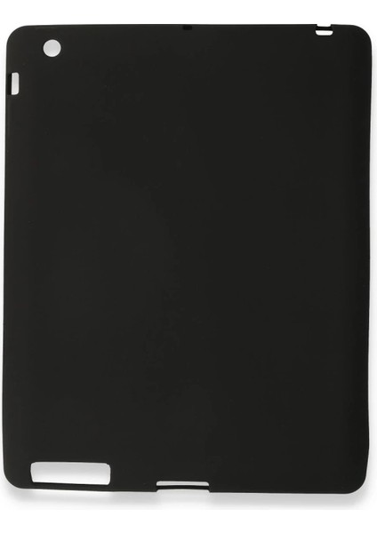 Ipad 4 9.7 Kılıf Evo Tablet Silikon - Siyah