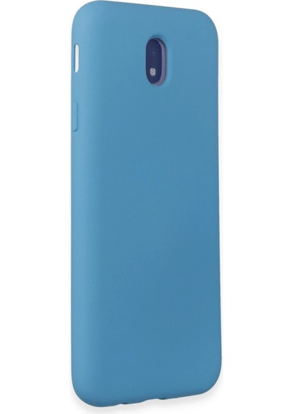 Samsung Galaxy J7 Pro / J730 Kılıf Nano Içi Kadife Silikon - Mavi fiyatları