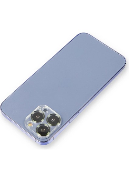 Iphone 13 Pro Max Metal Kamera Lens Koruma Cam - Koyu Yeşil