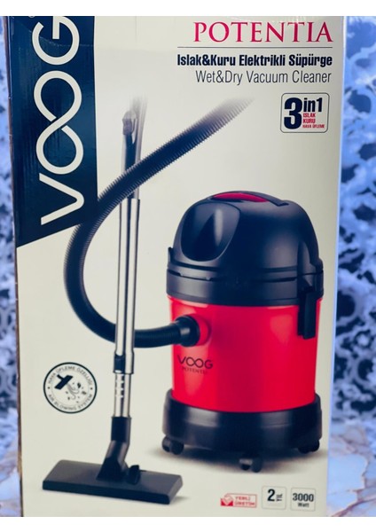 Potentia Islak&kuru Elektrikli Süpürge 3000W modelleri
