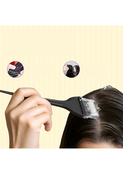 Saç Boyama Seti 3’lü ve Saç Boya Önlüğü Tarak, Seti Fırça, Boya Kabı ile Profesyonel Uygulama Kolaylığı 722367