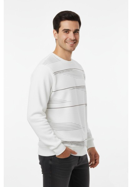 Erkek Sıfır Yaka Sweatshirt BGL-ST04863 fiyatları