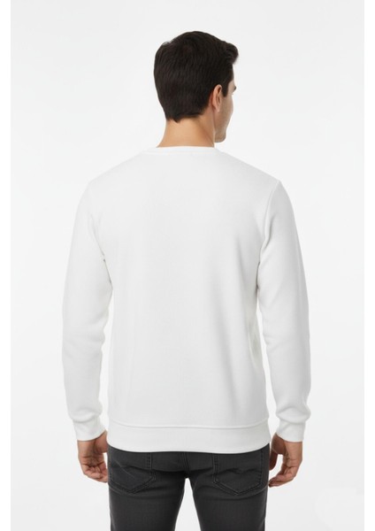 Erkek Sıfır Yaka Sweatshirt BGL-ST04863 modelleri