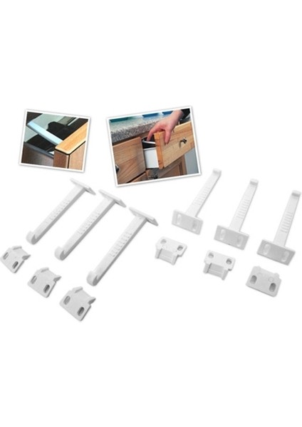 Çocuk Güvenlik Seti 30 Parça + 4 Adet Priz Koruma Kapağı - 2li Set W6E8K1 modelleri