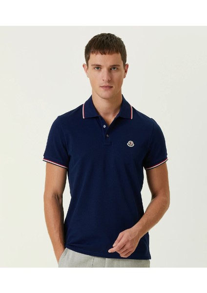 Erkek T-Shirt Lacivert - Moncler Trend Stil Serisi