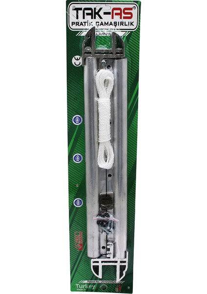 Mermere Montajlı Katlanır Çamaşır Askısı (5358)