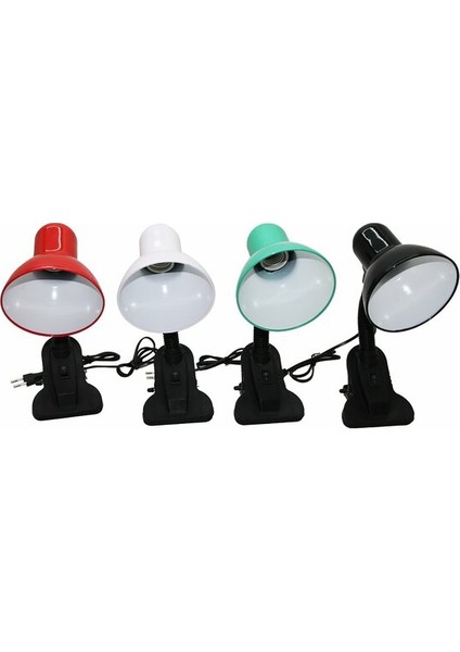 Mandallı Elektirikli Masa Lambası (5358)