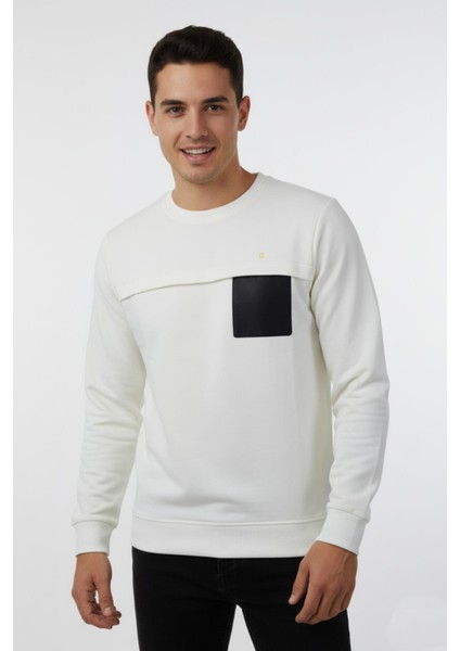 Erkek Mevsimlik Sıfır Yaka Sweatshirt BGL-ST04864