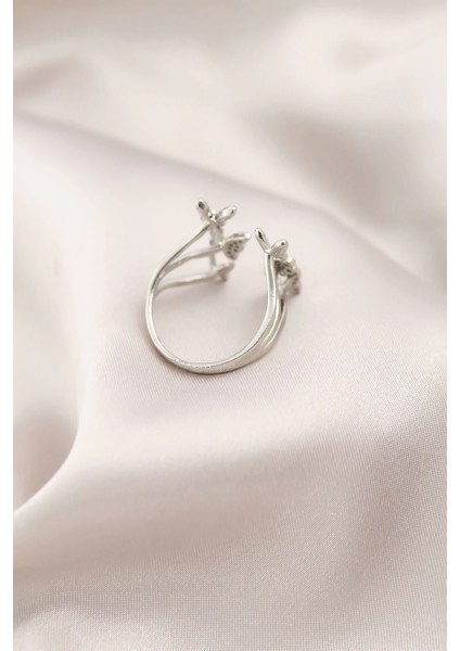 Bfs Gümüş Renk Metal Kelebek Model Kadın Yüzük fiyatları