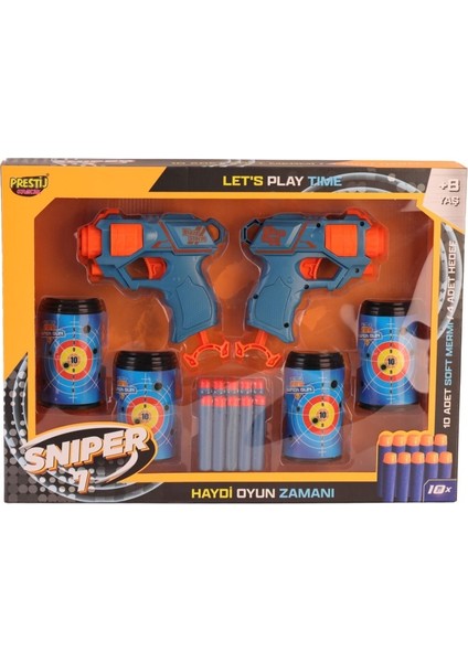 Fab 6006 Kutulu 3 Hedefli Sniper 7 Dart Atıcı