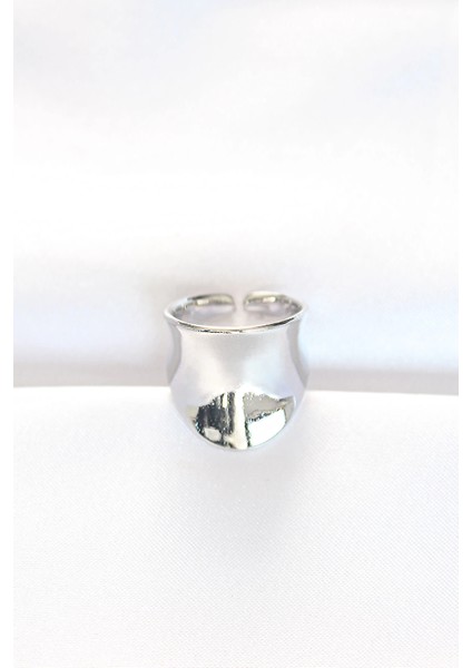 Bfs Silver Renk Ayarlanabilir Kavisli Ayna Yüzük fiyatları