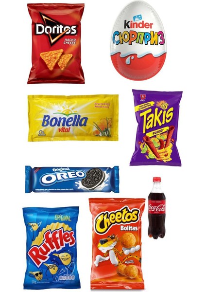 Fastfood Telefon Laptop Notebook Tablet Defter Matara Stiker Etiket ST7036