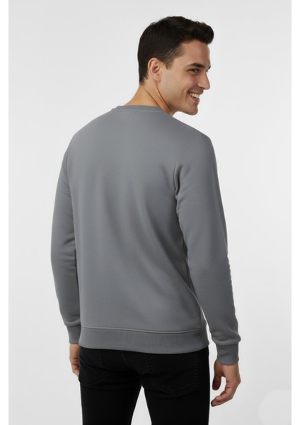 Erkek Mevsimlik Sıfır Yaka Sweatshirt BGL-ST04864 fırsatları