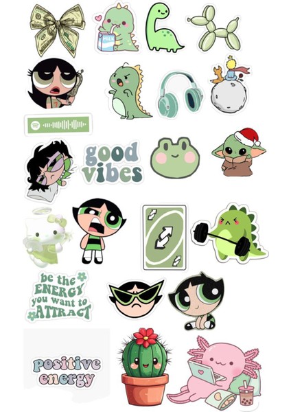 Popüler Telefon Laptop Notebook Tablet Defter Matara Stiker Etiket ST7067