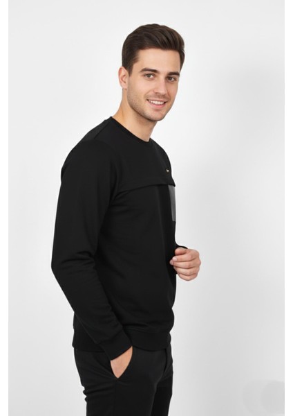 Erkek Mevsimlik Sıfır Yaka Sweatshirt BGL-ST04864 fiyatları