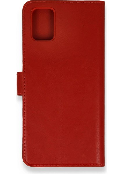 Ieg Samsung Galaxy A71 Trend S Plus Kapaklı Kılıf - Kırmızı