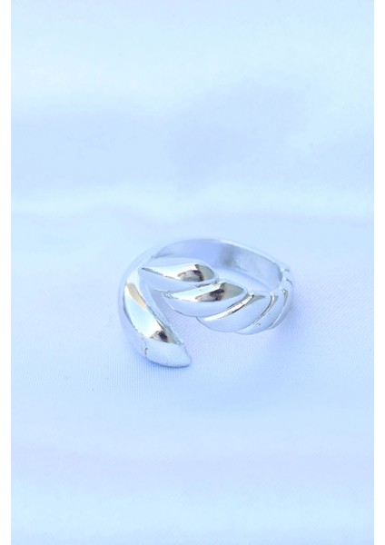 Bfs Pirinç Gümüş Renk Ayarlanabilir Sarmal Yüzük fiyatları