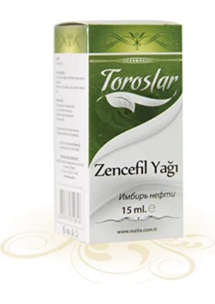 Toroslar Zencefil Yağı 15 ml