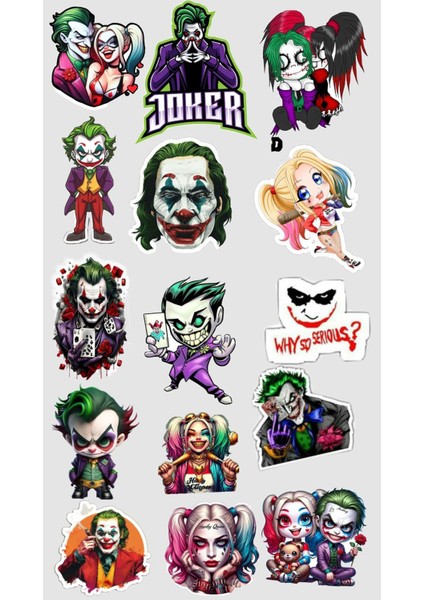 Joker Telefon Laptop Notebook Tablet Defter Matara Stiker Etiket ST7058